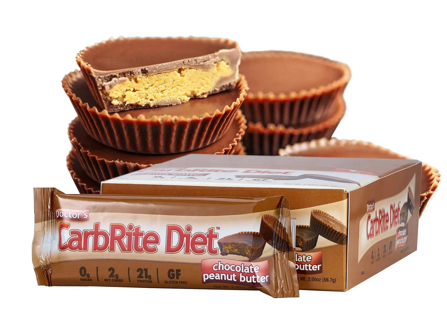 
CarbRite Diet Low Carb Sugar Free High Protein Delicious Nutrition Bars 