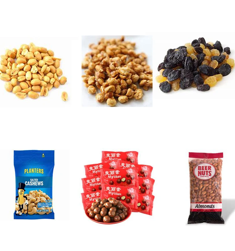 100bags Small Peanut Candy Sachet Granular Packaging Machine Machinery Repair Shops Food Shop Manufacturing Plant Sealing