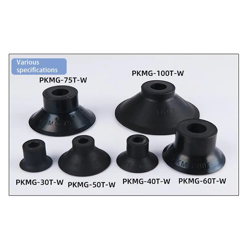 silicone rubber suckers rubber Robot industry PKMG-30 40 50 parallel pneumatic vacuum suction cup