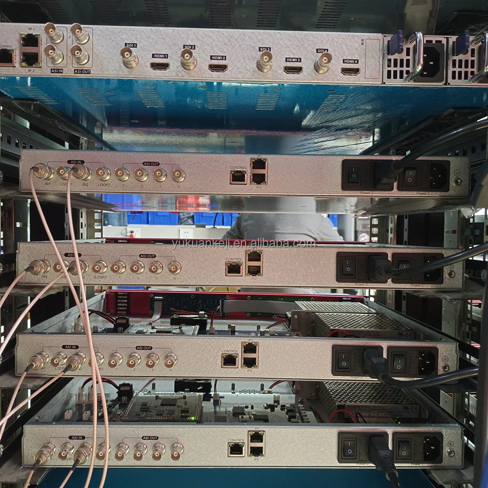 IP to ASI & ASI to IP Gigabits Gateway Converter TV Broadcasting Station Equipments