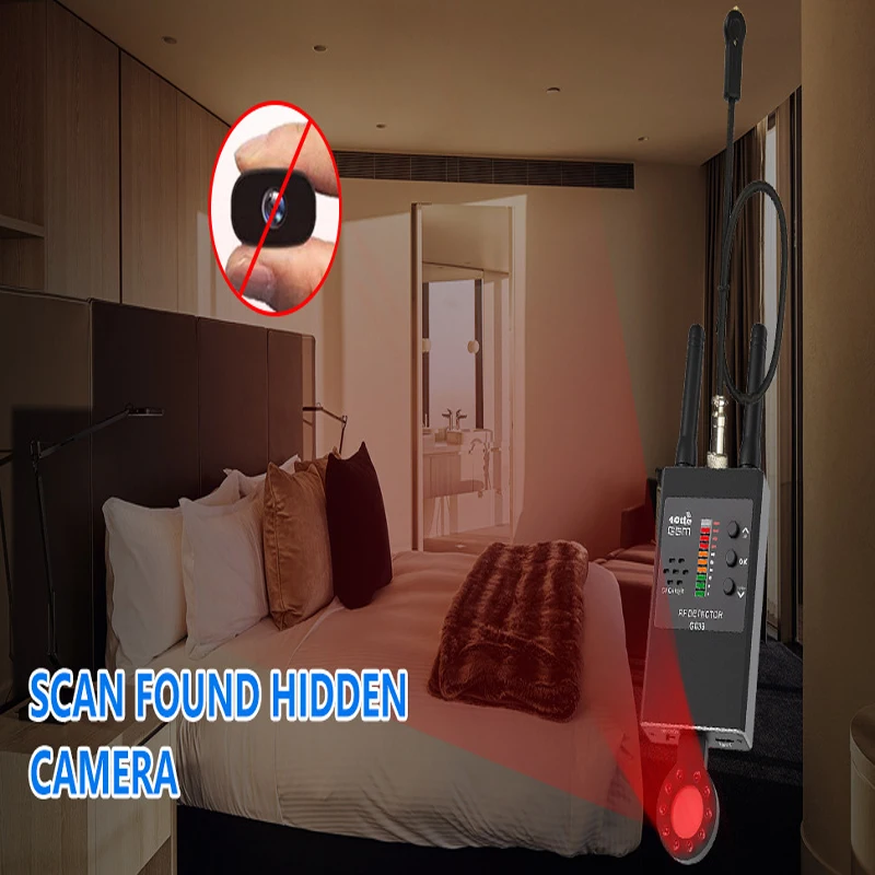 GPS signal G638M infrared detection anti-poaching anti-eavesdropping magnetic detection anti-snooping WiFi hidden camera