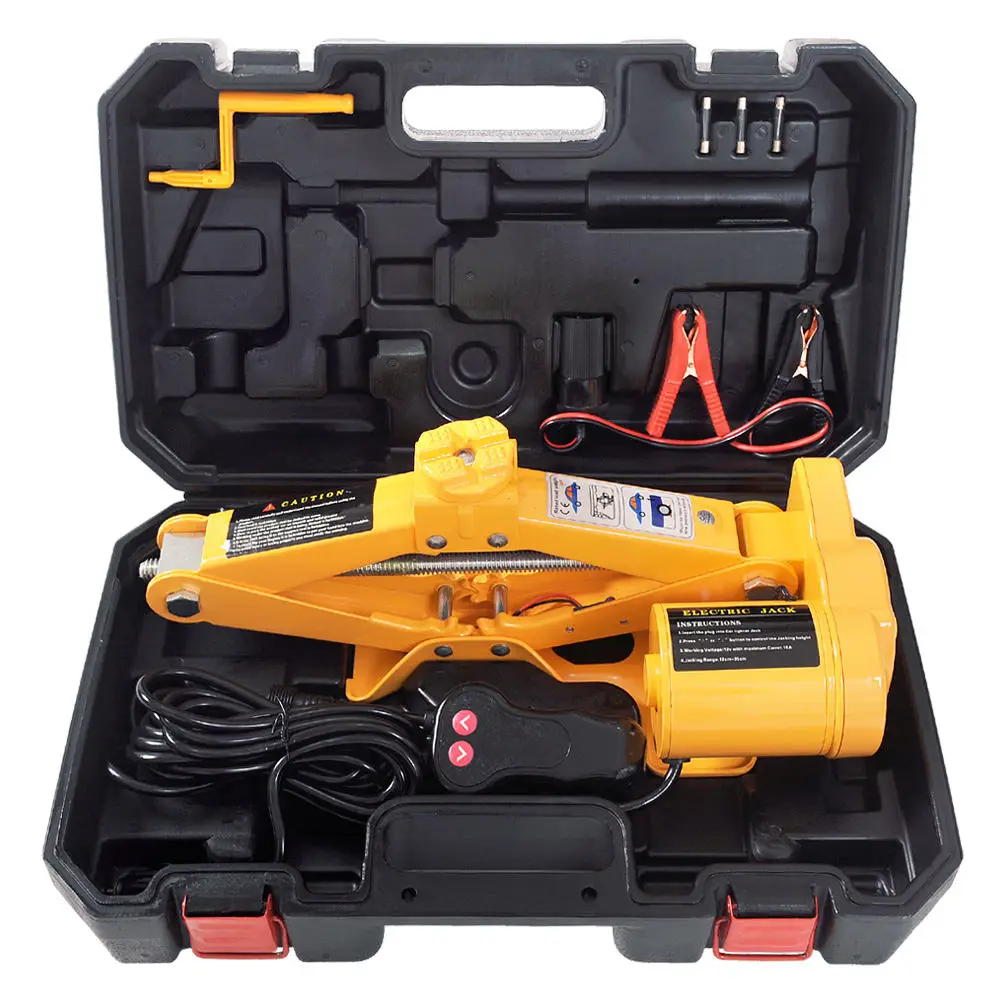 Times Power Electric Car Jack & electric wrench Vehicle Tools 3 Ton Car Jacks 12v Electric Car Scissor Jack 2 In 1