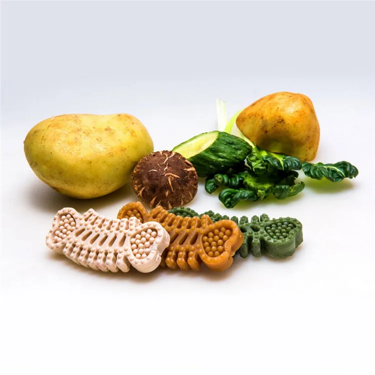 Healthy Alternative Vegetarian Additives dog snack chews Free No Colorants Fish Bones Dog treats Dental Care stick