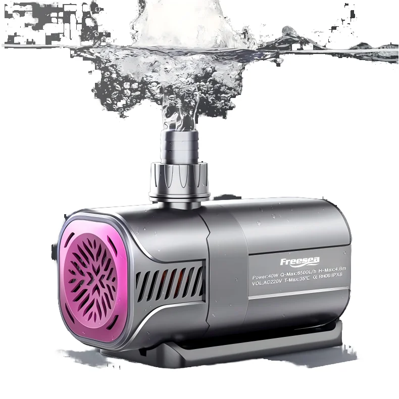 Freesea High quality 12W Hydroponic Landscape Aquarium Fish Tank Multifunction Adjustable Submersible Water Pump