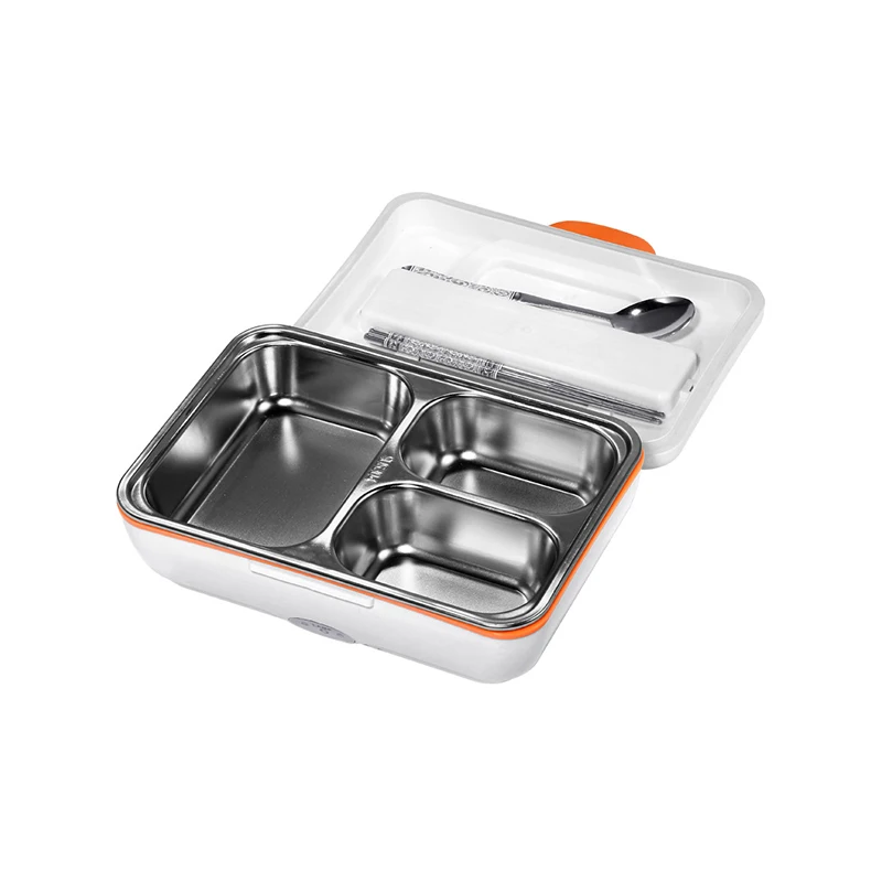 HSUEL Stainless steel Portable Electric heating lunch box Multi-functional Electric Lunch Box