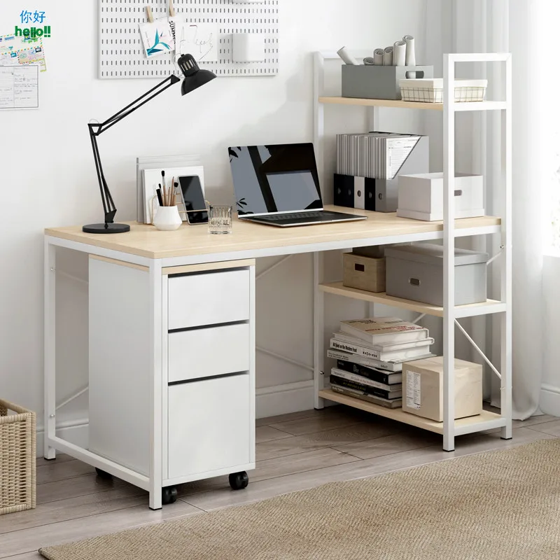 Промышленный компьютерный стол домашний офисный письменный игровой L-образной формы для подростков