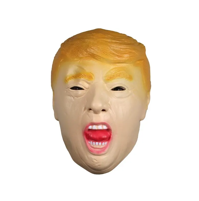 
Molezu 2020 High Quality Nature Latex Mask Custom US Election Donald Trump Mask for Carnival Cosplay Party 