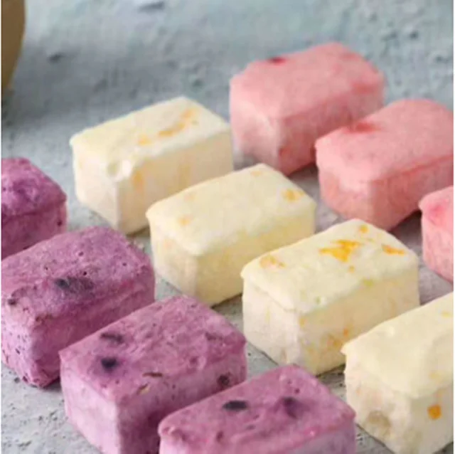 China Wholesale Premium Quality Crunchy Snacks Fruit Flavor High Nutrients Freeze Dry Yogurt Cube