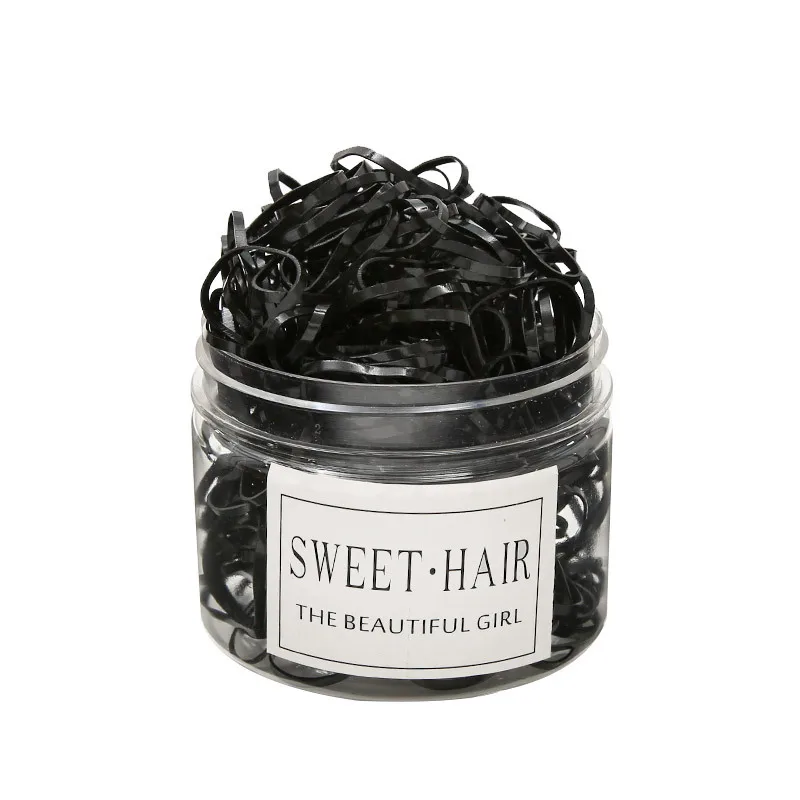 Factory direct canned color hair loop does not hurt the hair kids elastic for girls and baby and hair rubber band