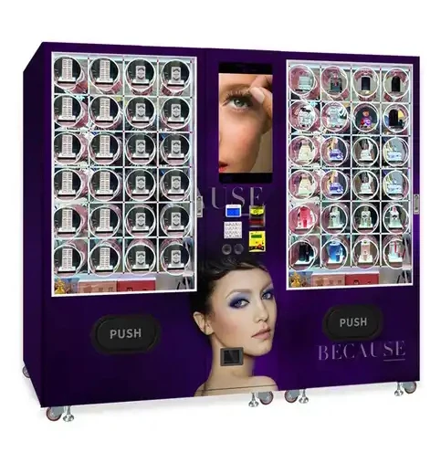 beauty vending machine with age verification cosmetic vending machine with big capacity