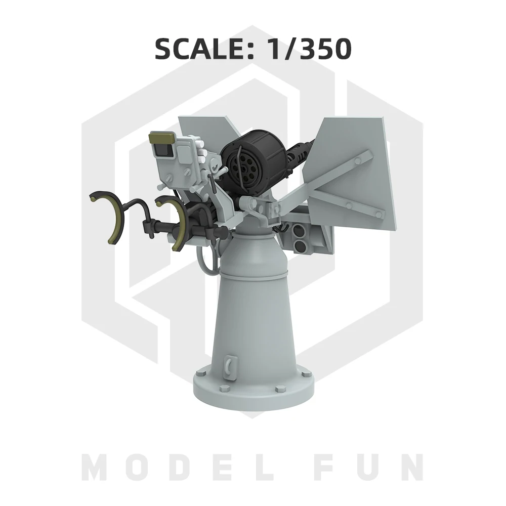 1/350 20mm OERLIKON For USN WARSHIPS 3D PRINTED MODEL NAVY WEAPON MODEL RESIN MODEL MFP35015