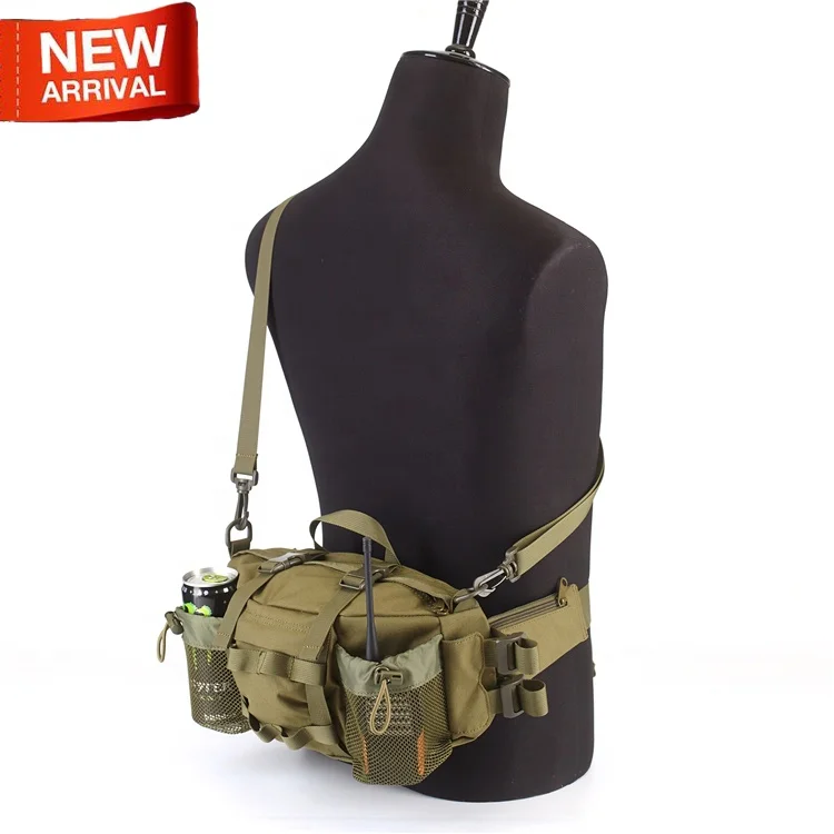 New Arrival Multifunctional cycling outdoor sport tactical pouch waist bag shoulder bag