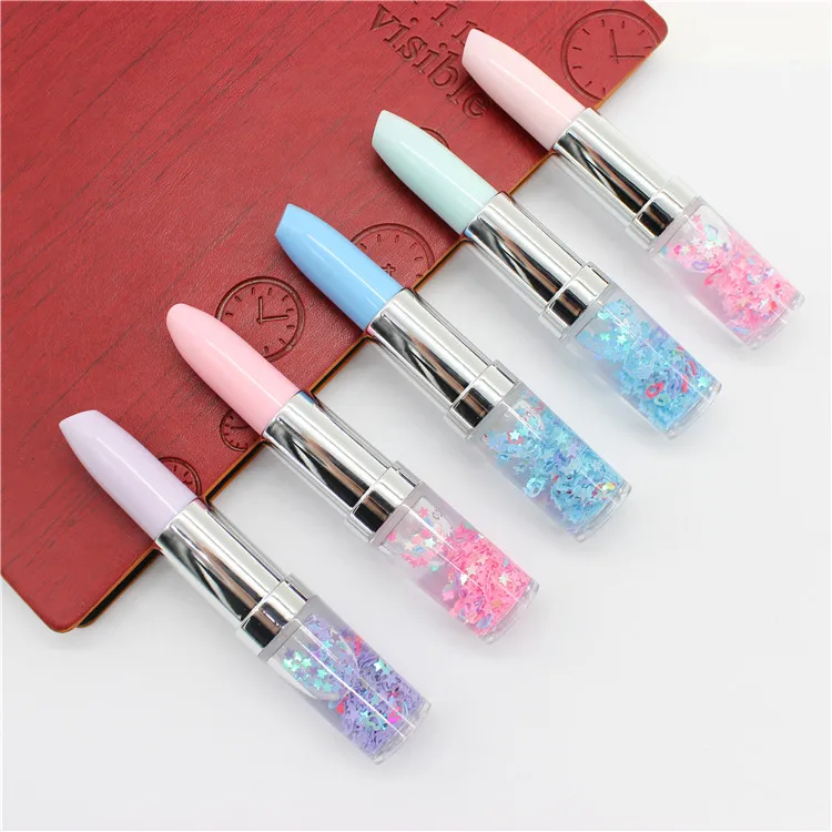 cartoon ball pen lipstick pen liquid chalk pen