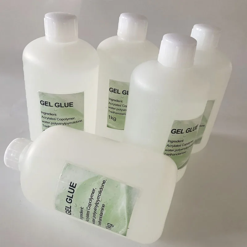 1kg Cosmetic Gel Glue For Glitter Makeup For Eye Lip Body Hair Pigment Mixing Glitter Mixing Factory Directly Supply