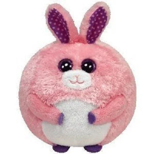 Carnation the Pink Bunny Rabbit Balls Stuffed Plush Toy