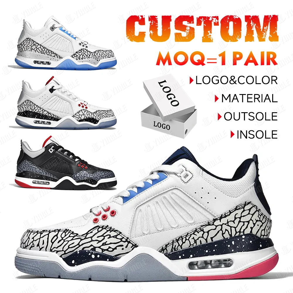 Sneakers,Wholesale G5 Rep Nick Air Retro 3 High Top Quality Name Brand Designer Trainers Custom Fashion Basketball Style Shoes