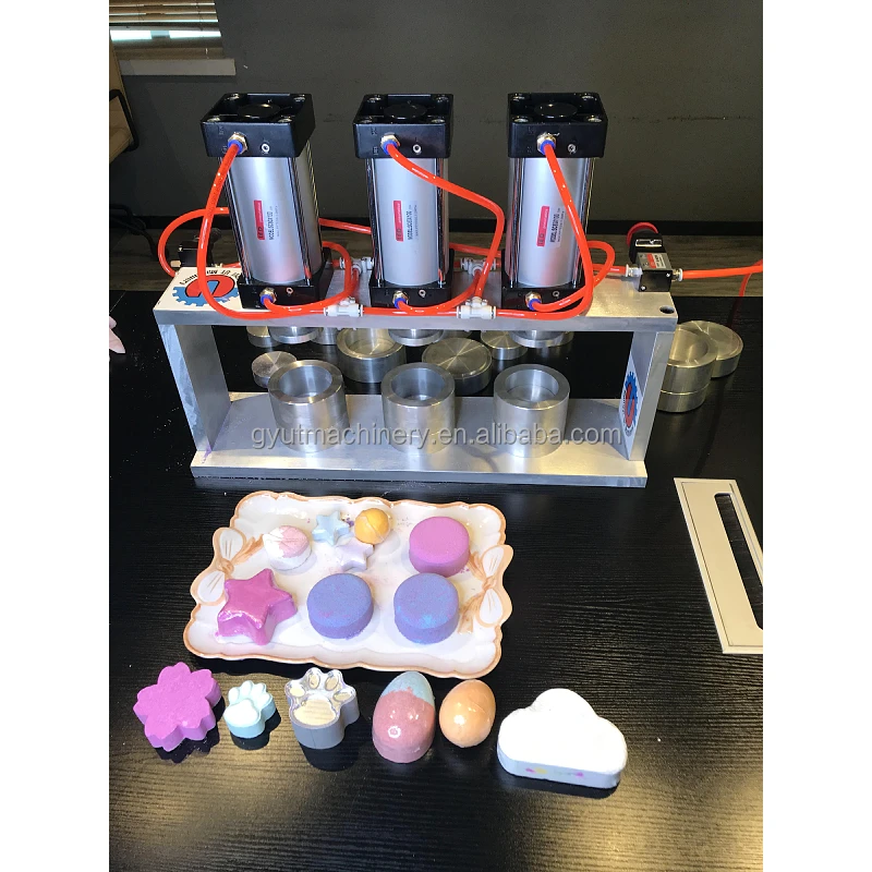 70mm Innovative mini bath bomb ball molding machine 2.5inch fizzy bath bombs press machine Bath Bombs Making Pressing Machine