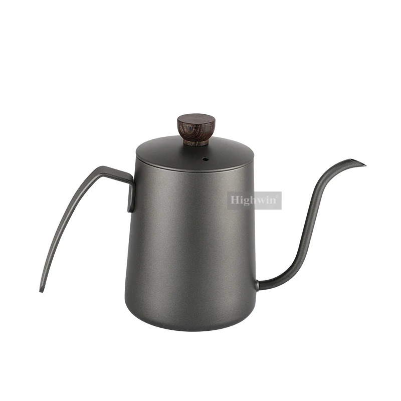 High Quality Lfgb Black Painting Pour Over Maker Set Brewing Tea Cold Drip Coffee Gooseneck Drip Kettle For Coffee And Tea