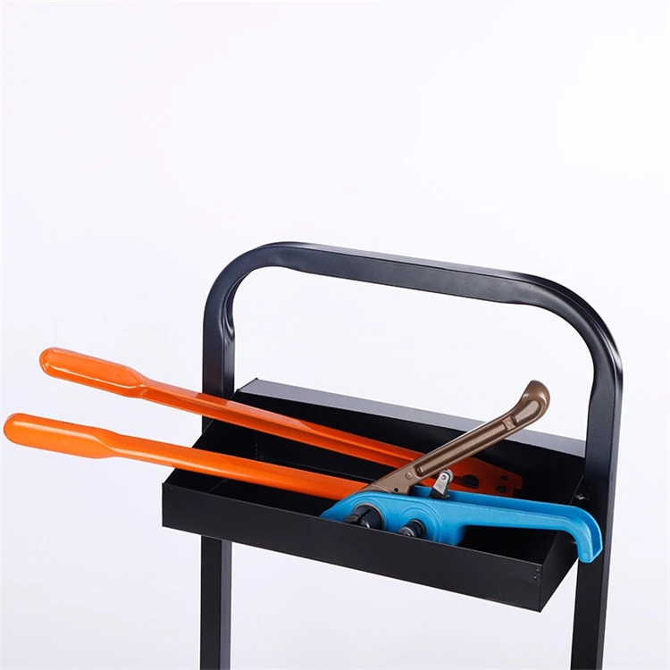 Hot Sale Factory Supply Q235 Steel Strapping Cart & Dispenser for 16''*3'' Polyester (pet) and 16''*6''polypropylene (pp)