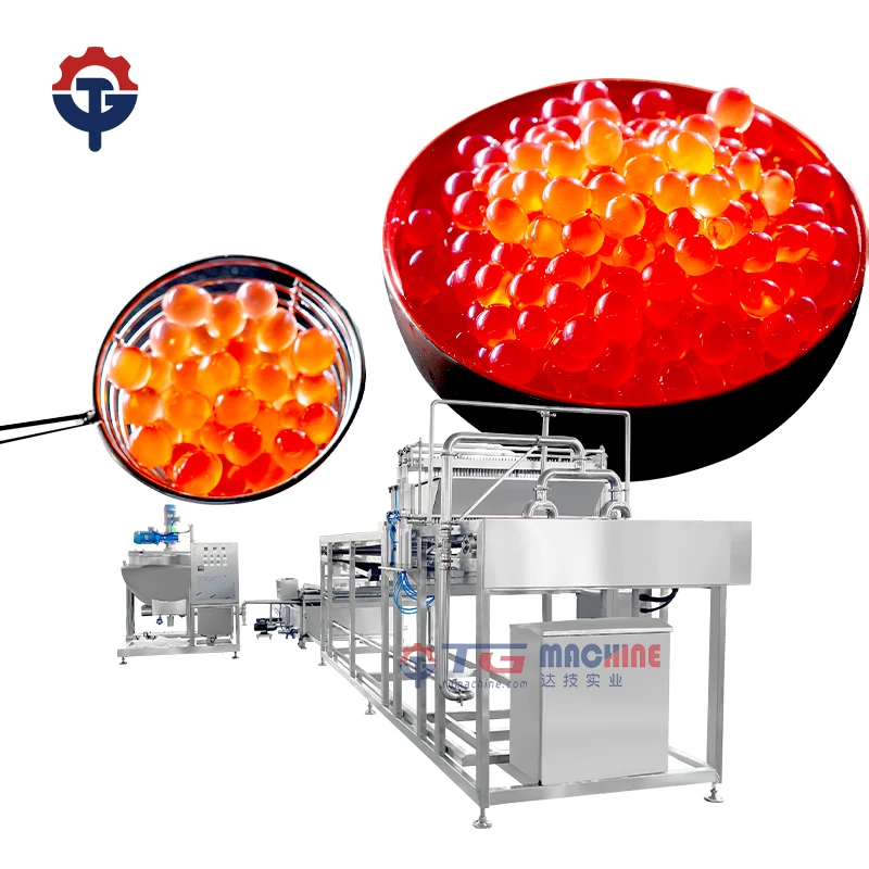 Fully Automatic Mango Popping Boba Production Line Popping Pearl Balls Machine