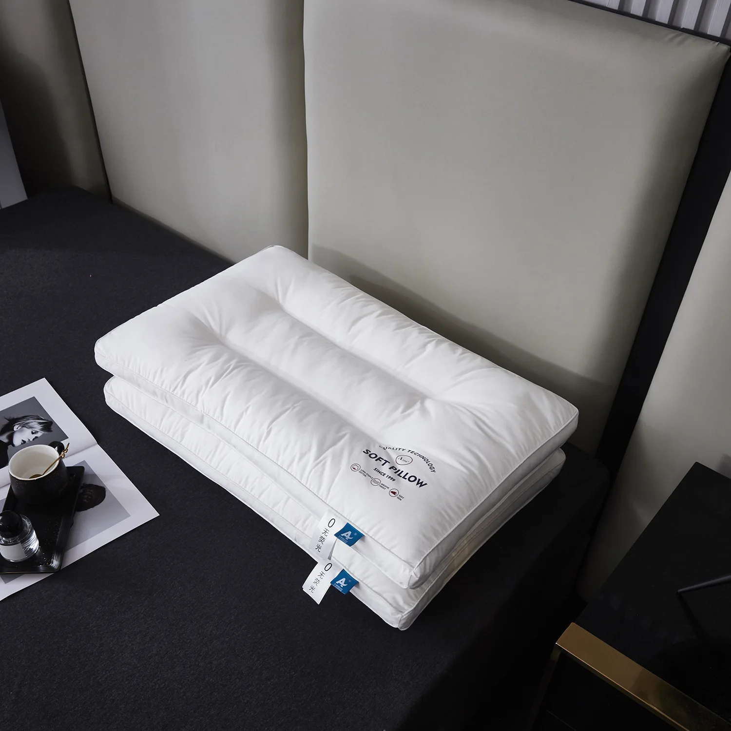 100% Cotton Soy Fiber   Core Pure Cotton Washable Pillow Type   High Pillow Low Sleep Cervical Pillow For Sleeping Comfortable