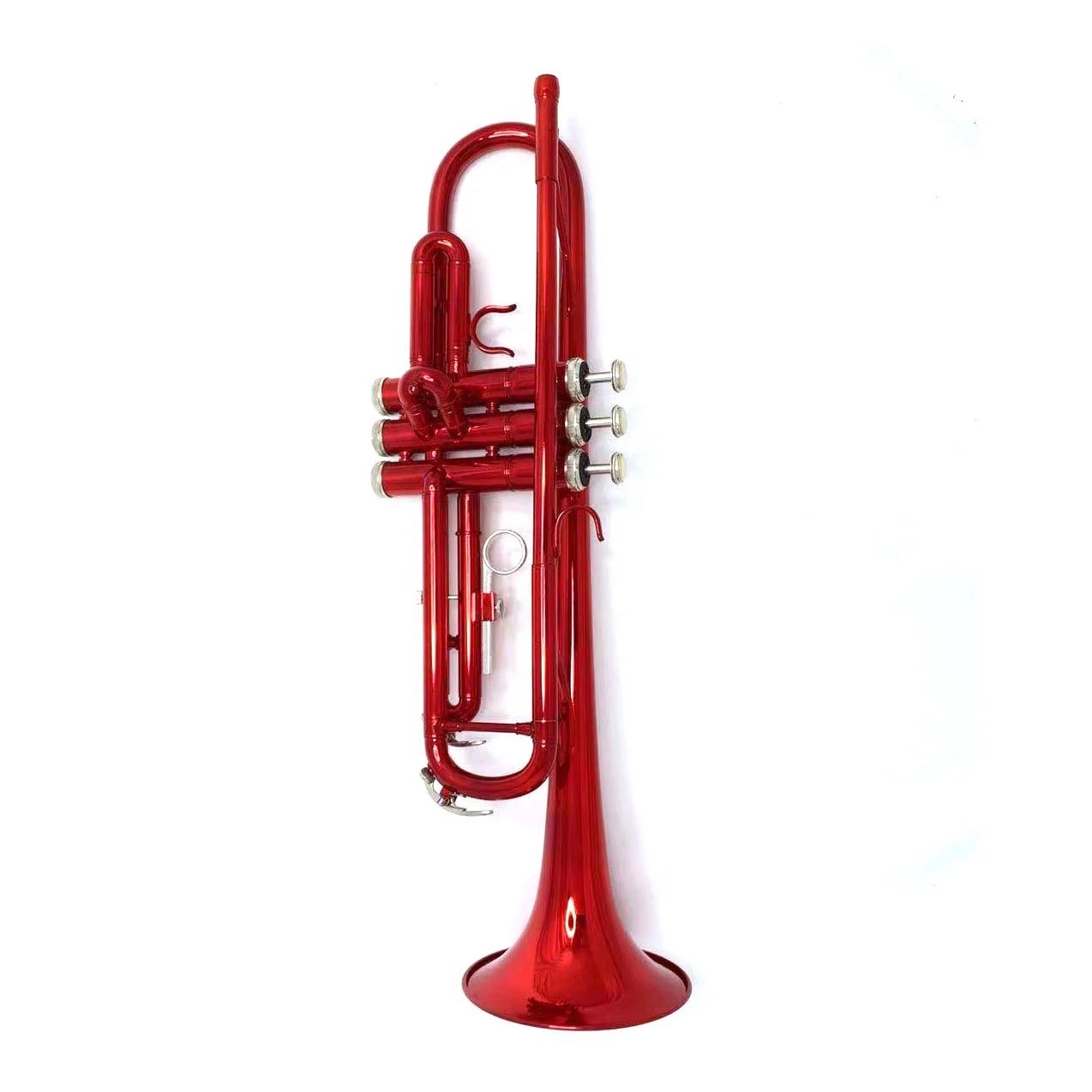 Hot Selling Bb Flat Gold Lacquer Trumpet Brass Instruments for Beginner