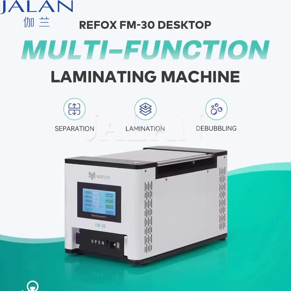 REFOX FM-30 All-In-One Laminator Separator Defoamer Built In pump and air compressor for iphone samsung flat screen repair