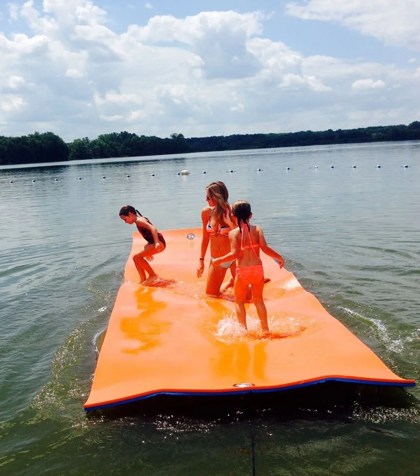 
3 layers water floating mat soft foam swimming pool floating bed 