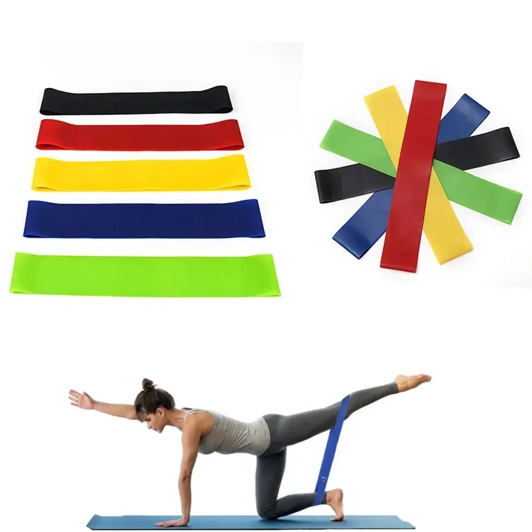 YIWU Custom 500 mm Gym Fitness Home Workout Set Latex Yoga Resistance Bands with Elastic Rubber Loop for Training