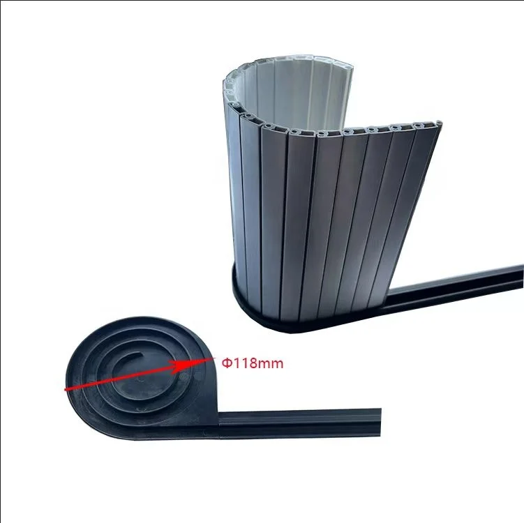Furniture Plastic roller shutter slat for kitchen pvc abs vertical caravan tambour door for RV