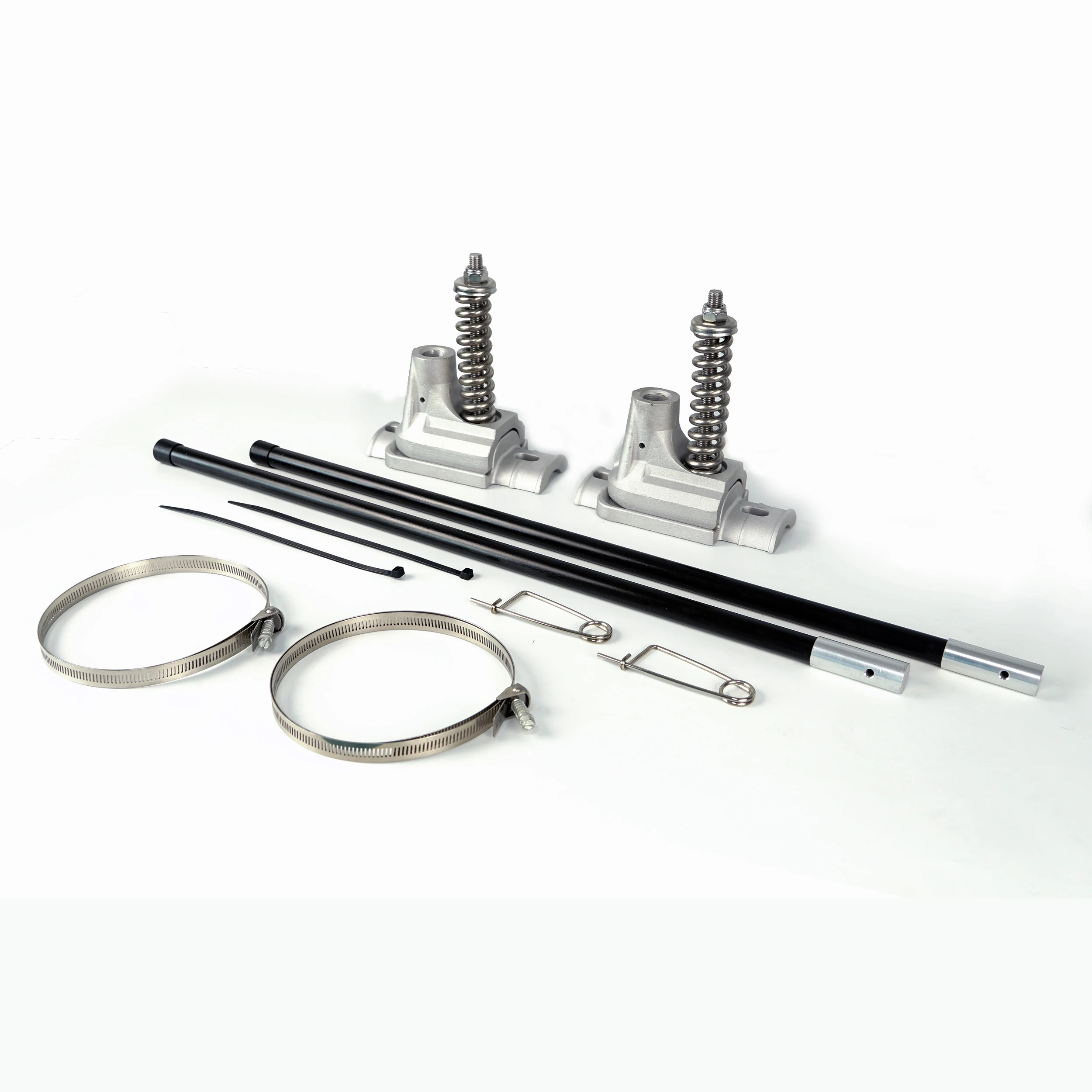 Advertising outdoor lamppost banner