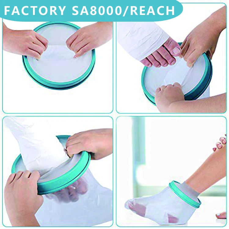 waterproof cast protector with ring for shower bath protector  reusable bandage wound care protector cast covers keep dry1