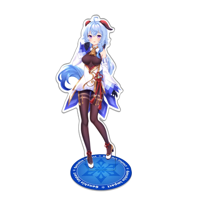 OEM Genshin Impact Game Clear Acrylic Standee Model Figure Standing Plate Acrylic Anime Stand Otaku