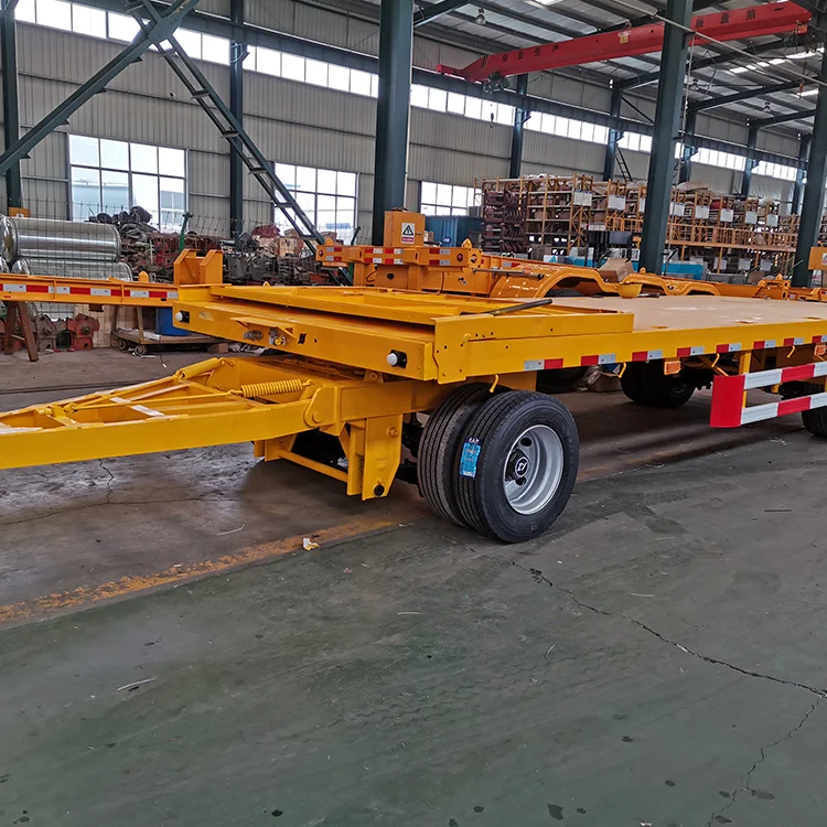 China best selling turntable full trailer truck