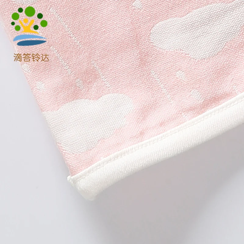 
Reversible Spring Safety Kids waistcoat Organic Cotton Sleevlees Baby 4layers Gauze Vest 