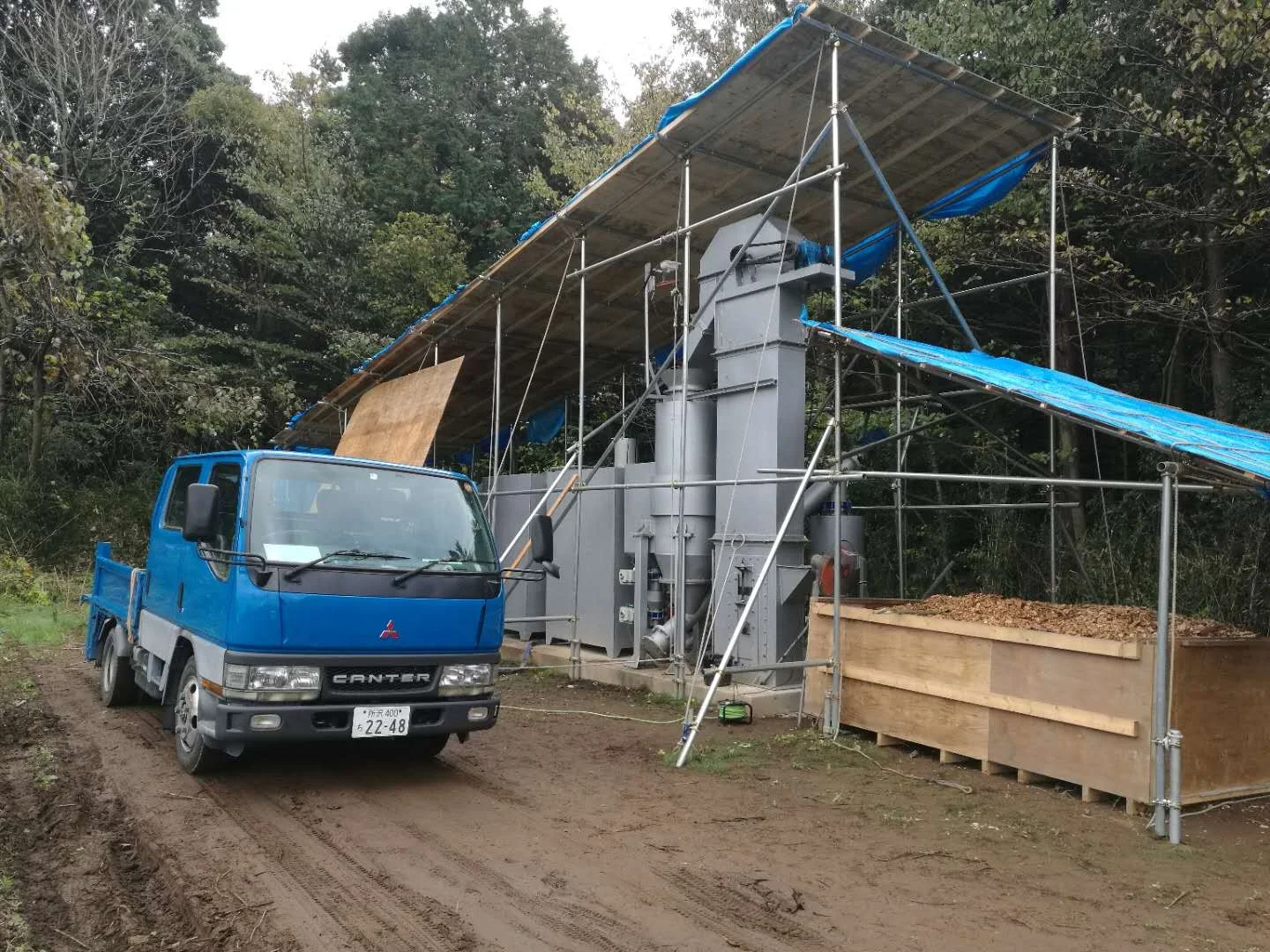 Japan project forest waste power generation, 30KW biomass gasification power generation equipment