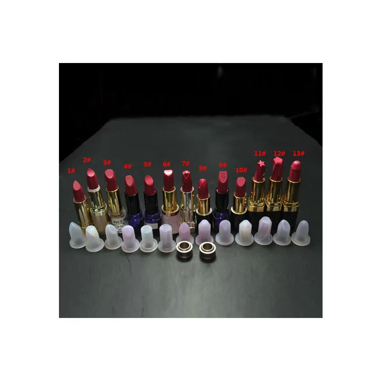 Silicone lipstick mould, lip stick filling mould for DIY  for 12.1mm lipstick tube