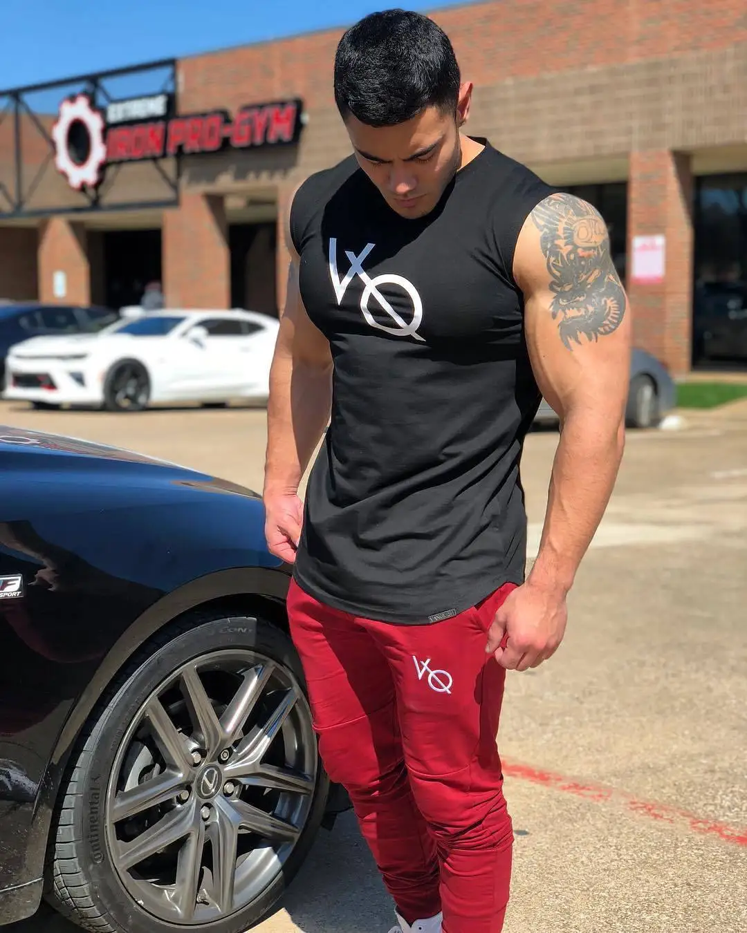 2021 Fashion Popular smooth muscle brother sleeveless sports vest running fitness sleeveless shirt for men