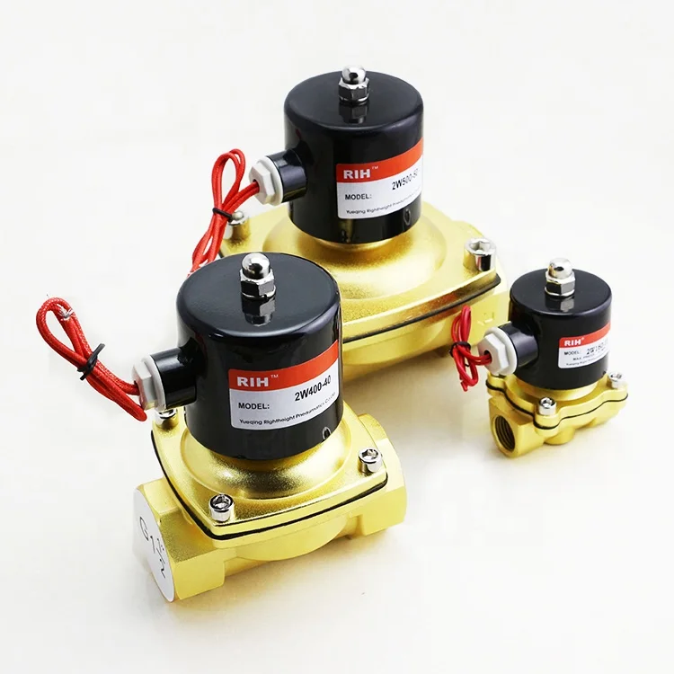 Water Solenoid Valve Normal Temperature Water Controller Normally Open Closed Type Direct Acting Electric Brass Water Control