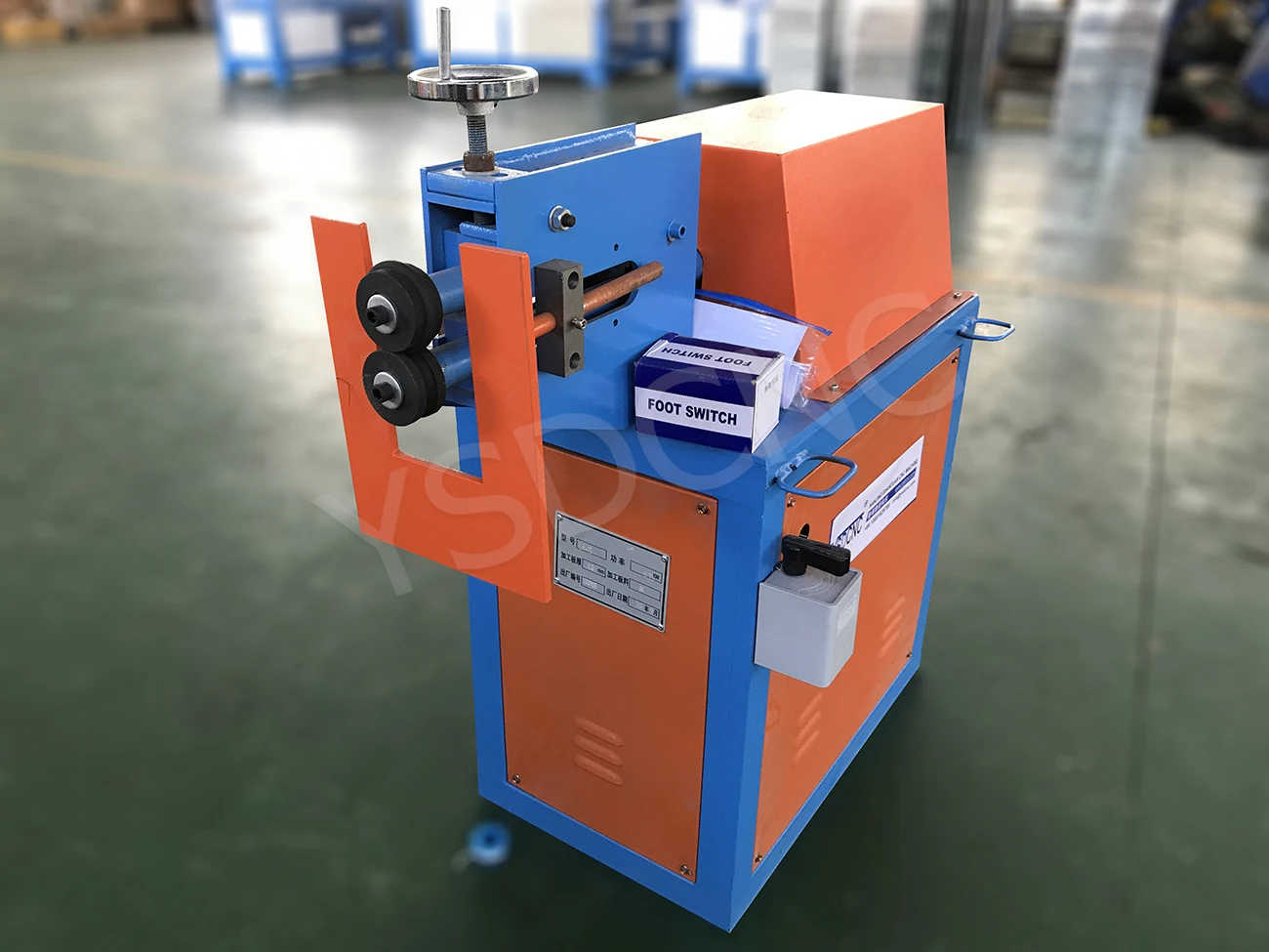 Spiral roller grooving machine tube beading machine electric reel ray machine