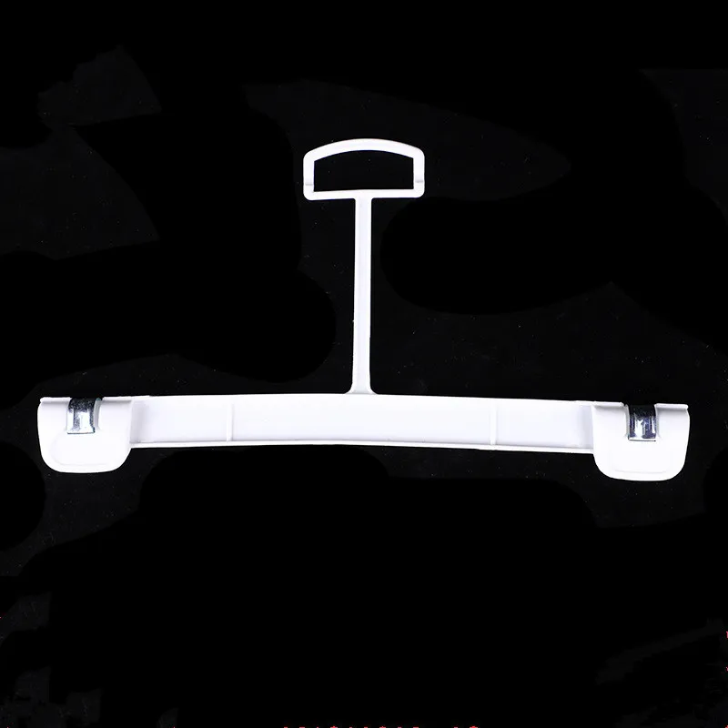 custom 1102 white adult skirt clothes display non-slip plastic bottom pant hanger clip