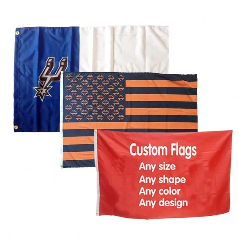 Custom Printed Quality Promotional Custom Custom Decorations flags Embroidered Mexican Flag