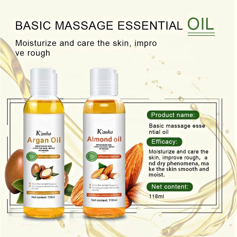 Kanho Avocado 118ml Essential Oil Natural Body Oil Organic Argan Olive Jojoba rosehip Grape seed Almond Coconut Oil Cold pressed