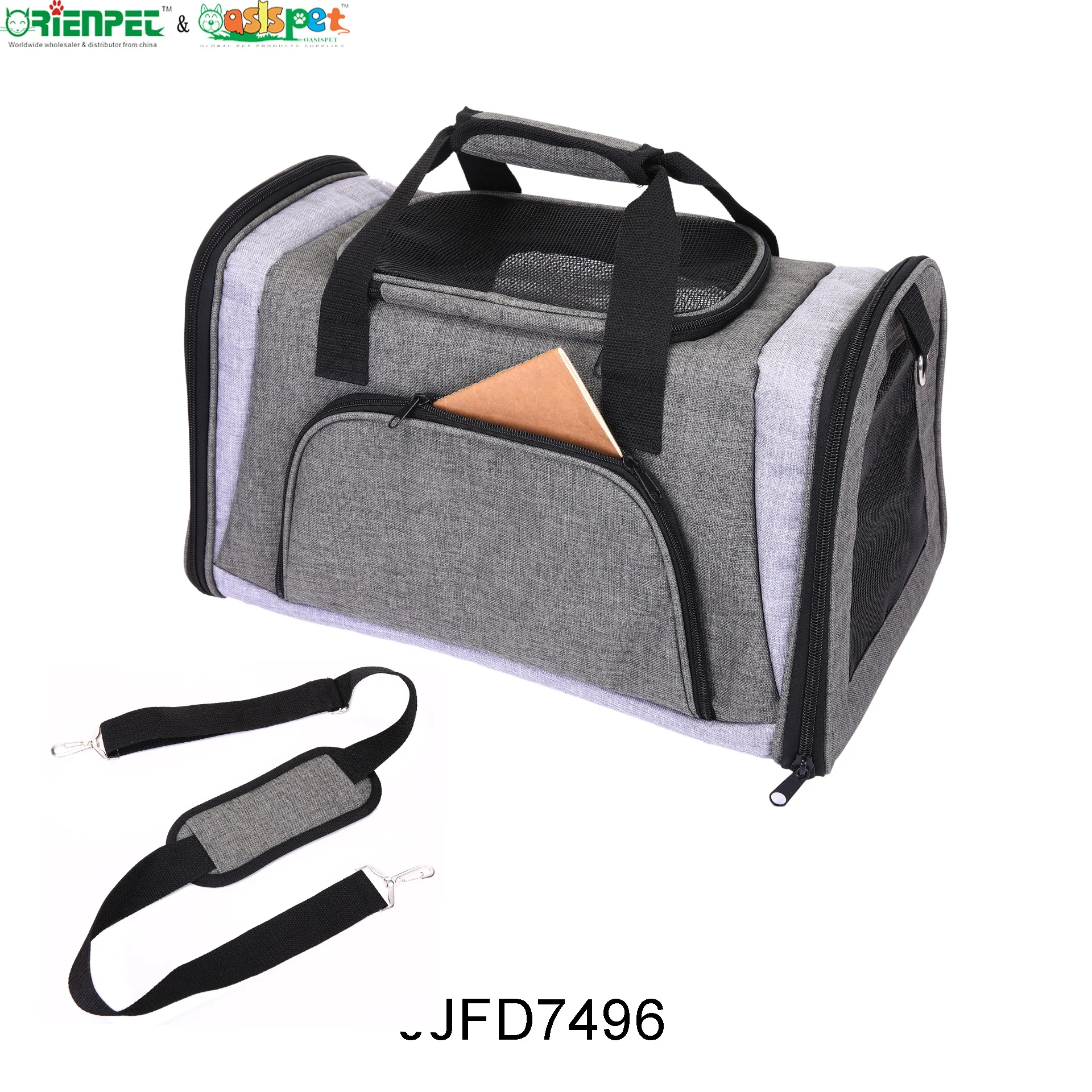 ORIENPET & OASISPET Pet Carrier Bag Handle and shoulder bag for small pet Ready stocks JJFD7496 Pet bag