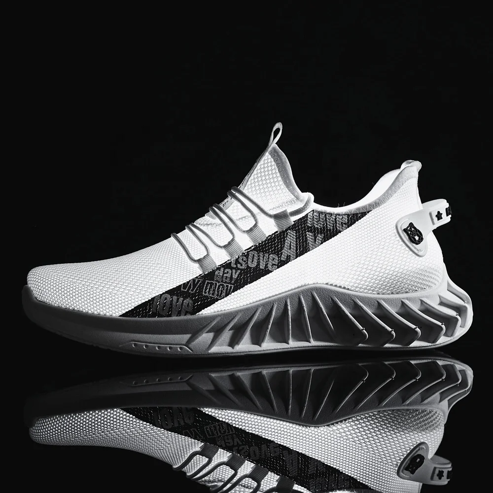 New model blade sole soft running summer fashion snickers men sport work shoes