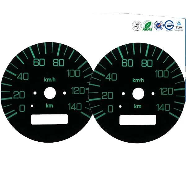 China OEM Silk-Screen 3D Dial Digital Instrument Cluster Plastic Auto Meter