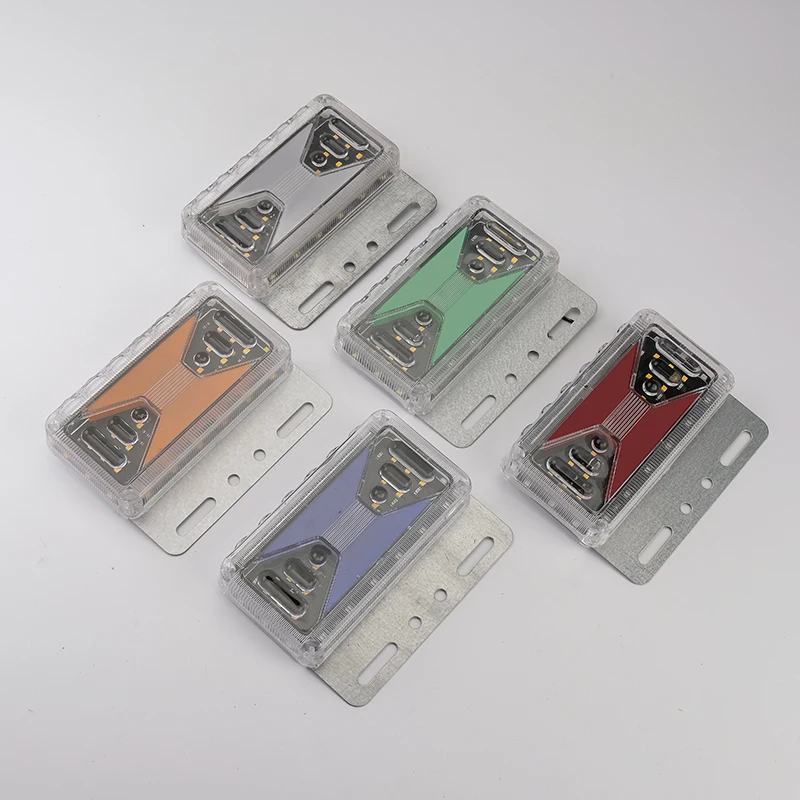 4pcs/set wholesale square heavy truck 12v 24v side led marker lights