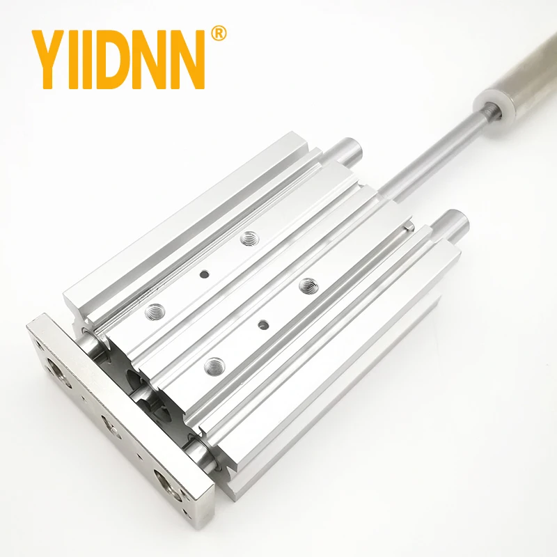 MGPM SMC size Compact Guide Cylinder BORE 12 16 20 25 32 40 50 63 adjustable Stroke