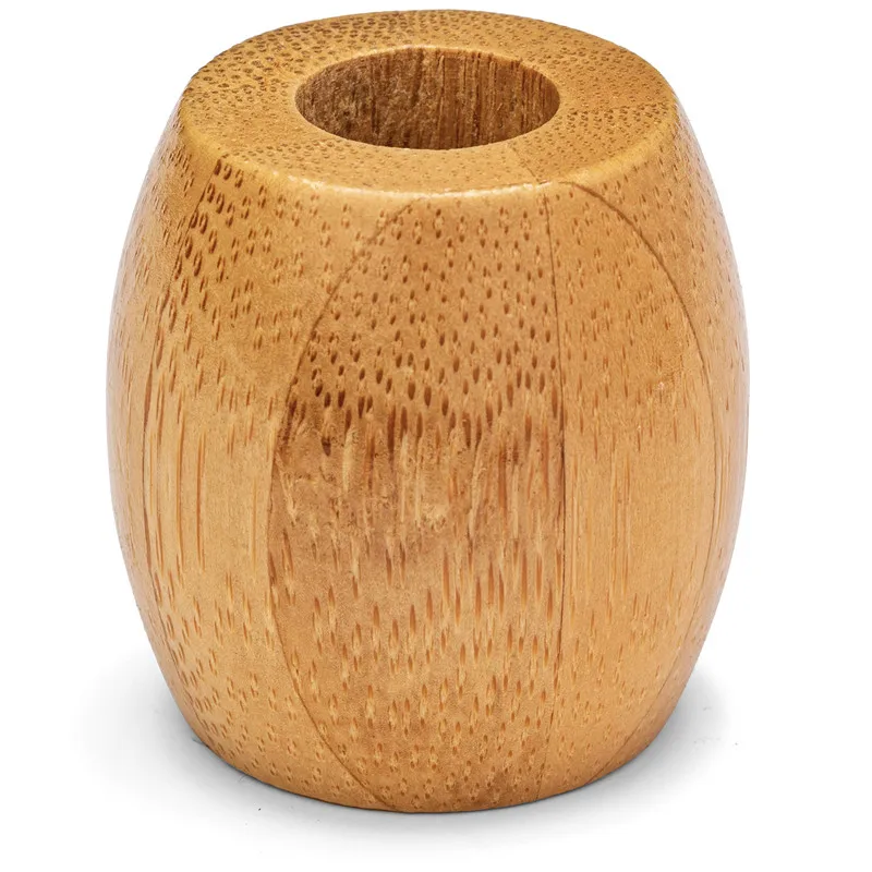 Bathroom Accessory Toothbrush Mini Holder Stand Eco-friendly Bamboo Wooden Toothbrush Holder