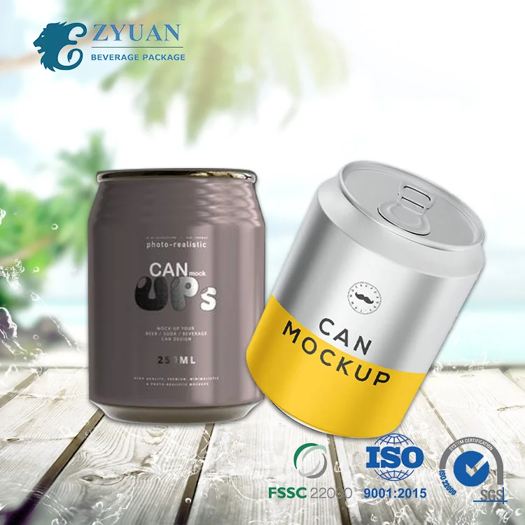 Standard Stubby Slim Sleek 330ml 500ml 355ml 473ml 250ml Customized logo Blank Aluminum Cans For Soft Drinks